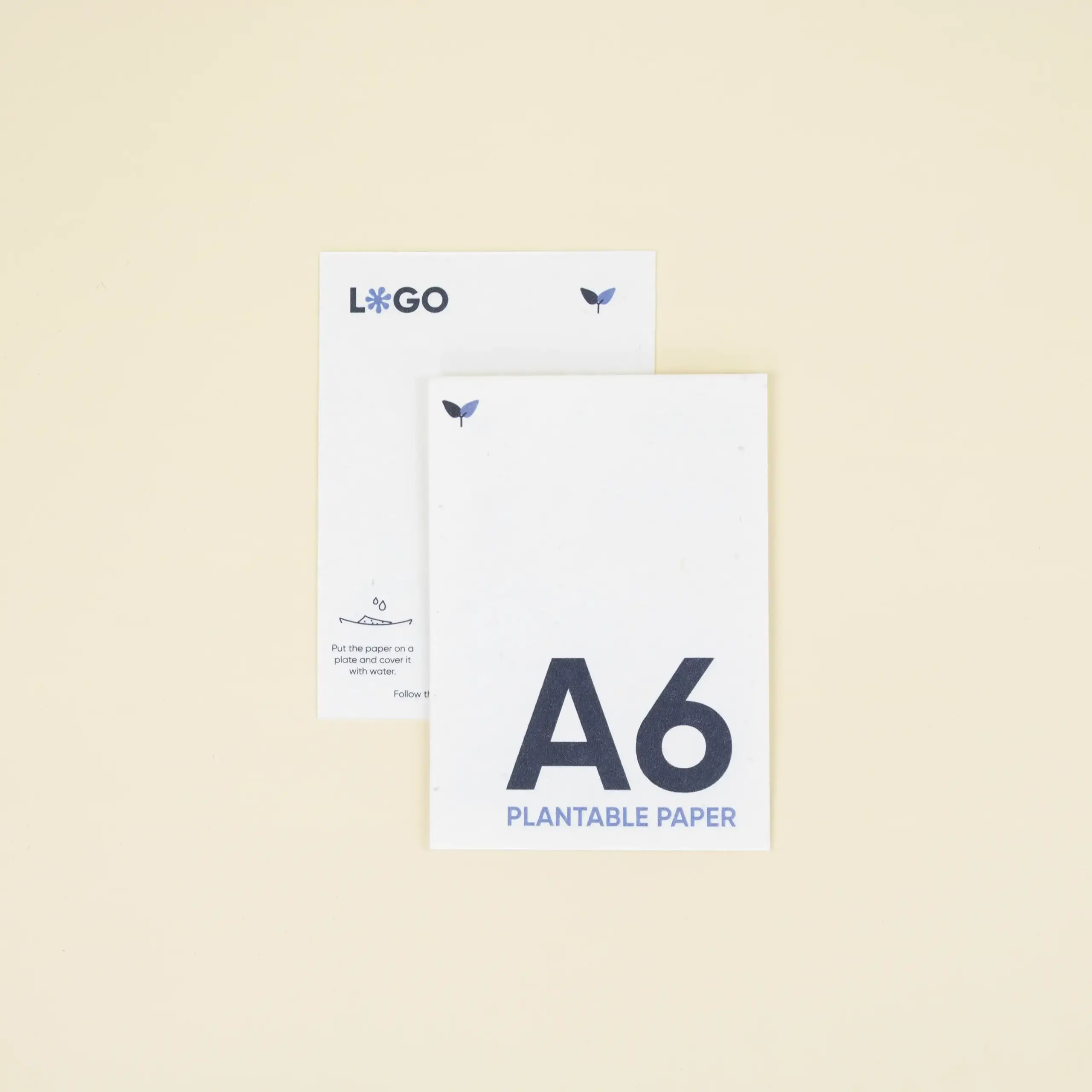 PAPEL PLANTABLE: Tarjeta A6 10,5x14,8 cm