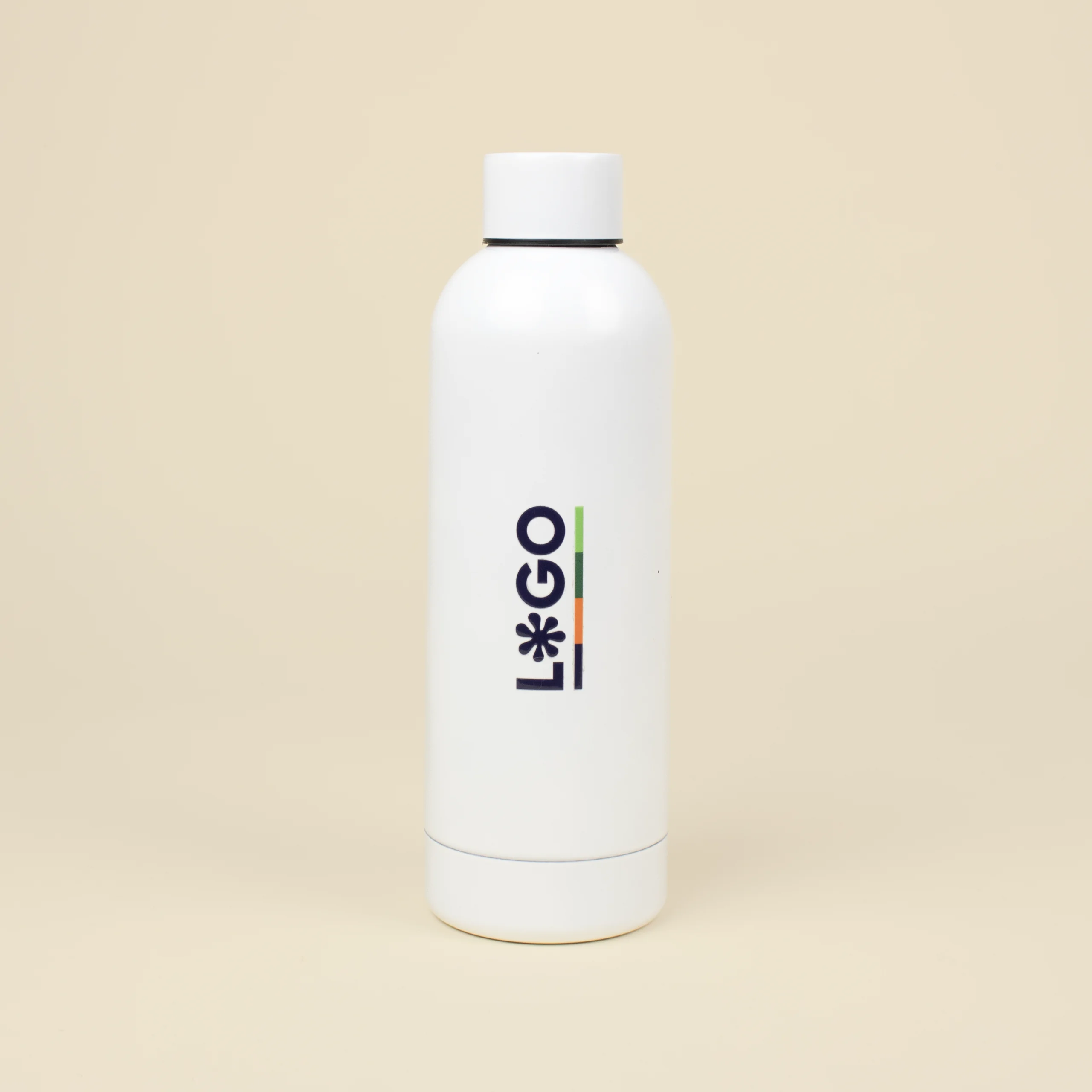 NORMA: Botella térmica acero inox. 550ml. Personalizada a todo color