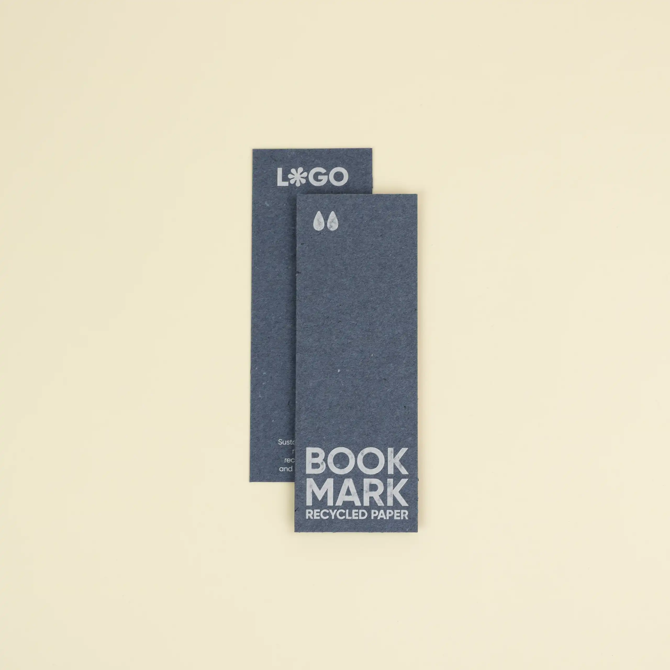 PAPEL ECO: Marcapaginas, 14,5×5,2 cm.