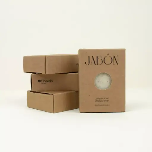 MILO: Vegetable glycerin soap. Full-color custom on the packaging